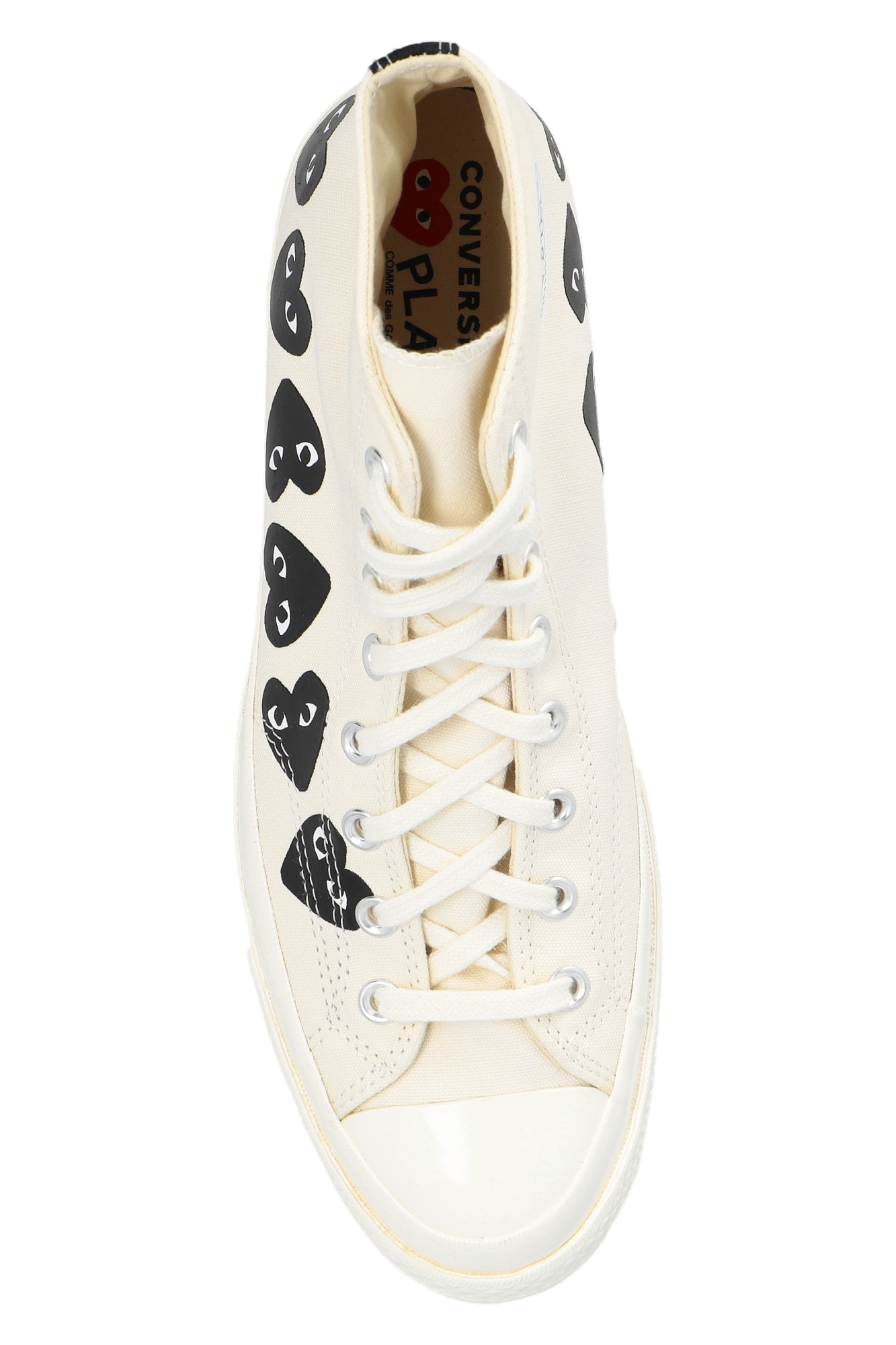 Cream 'CHUCK 70 HIGH X COMME DES GARCONS PLAY' sneakers COMME DG